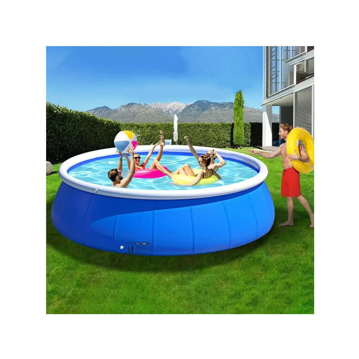 Butterfly Inflatable Swimming Pool 244x63