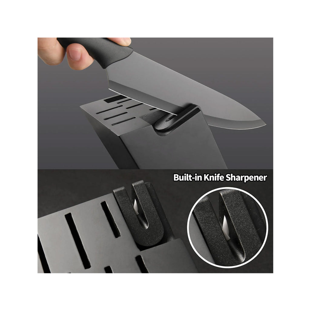 16 Pieces German Stainless Steel Knife Set With Cutting Board