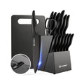 16 Pieces German Stainless Steel Knife Set With Cutting Board