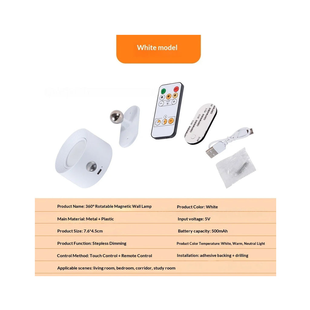 Charging Desk Lamp LED Soft Ambient Light