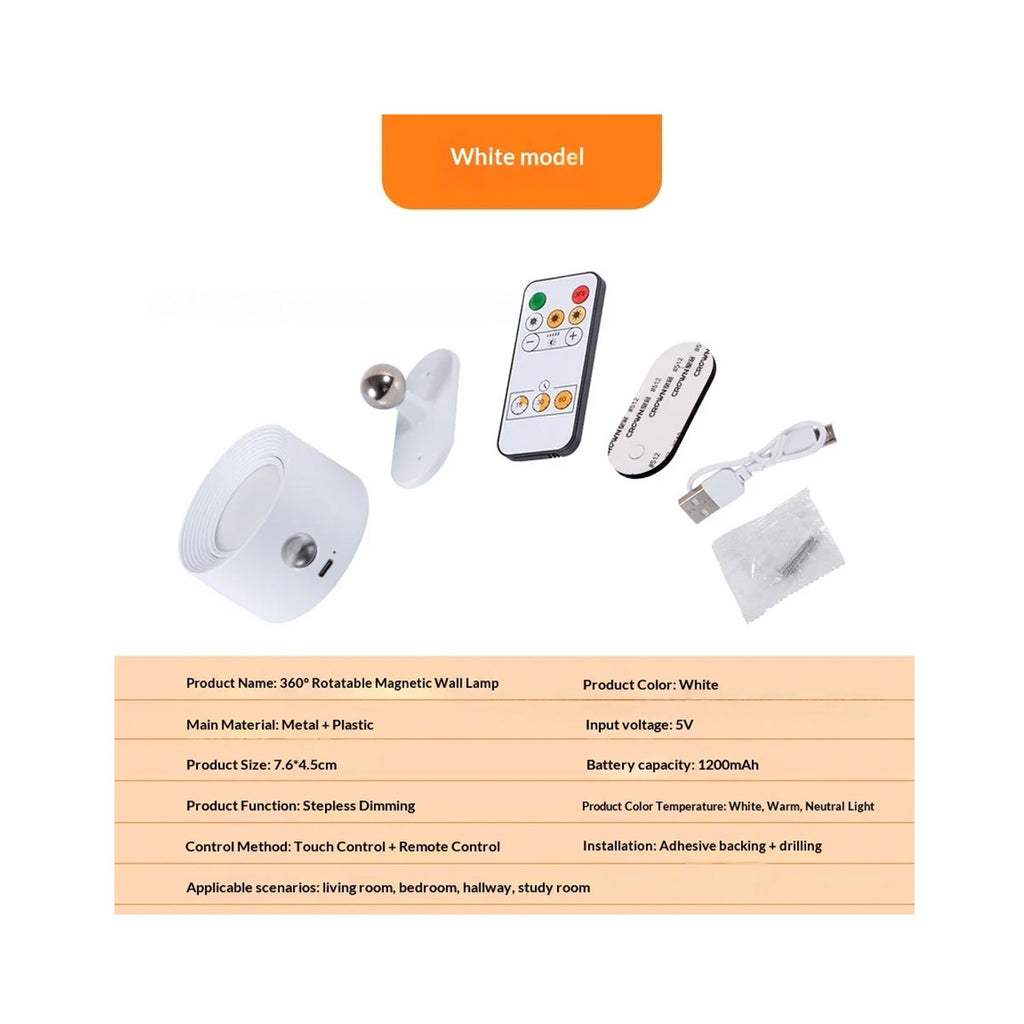 Charging Desk Lamp LED Soft Ambient Light