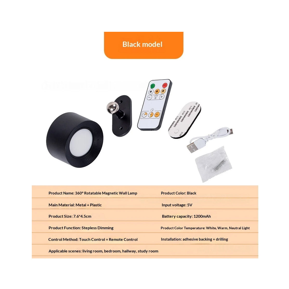 Charging Desk Lamp LED Soft Ambient Light