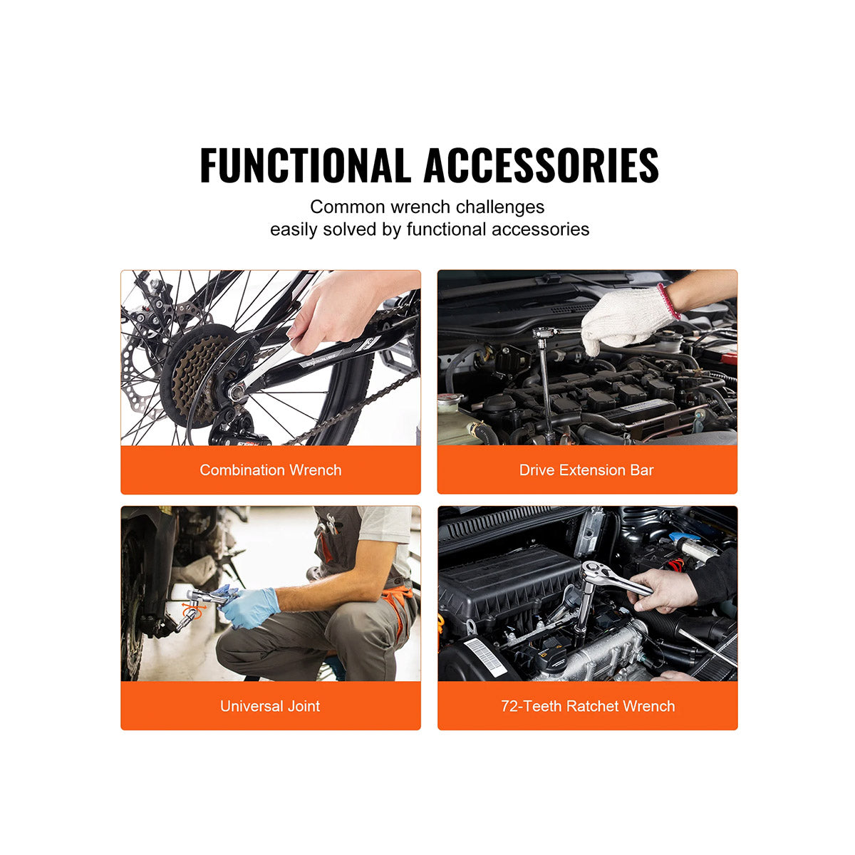VEVOR Mechanics Tool Set And Socket Set